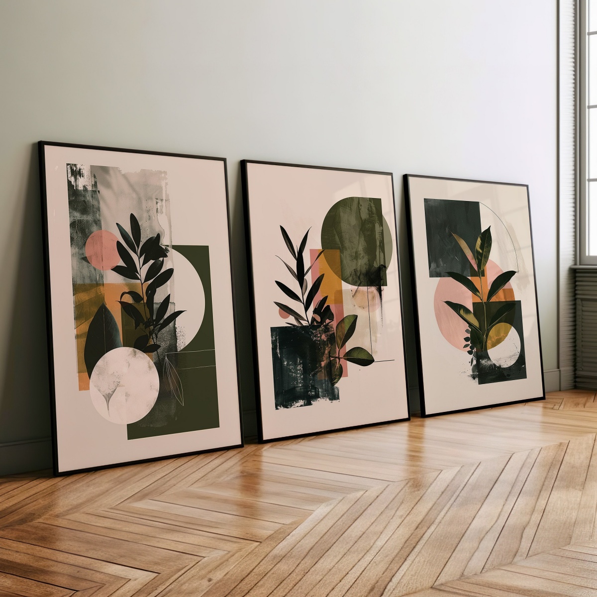 Abstract Canvas Set - Juego de 3 piezas de impresiones